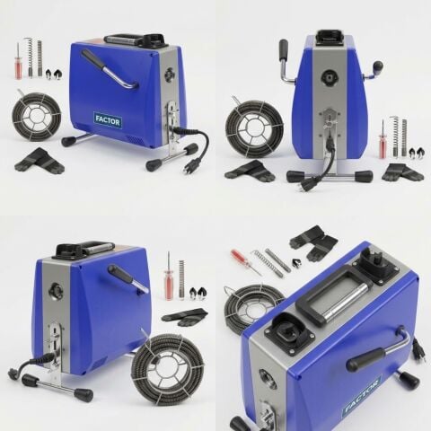 Factor CCS390 390W Elektrikli Kanal Gider Açma Makinesi Ø 32 mm – 100 mm