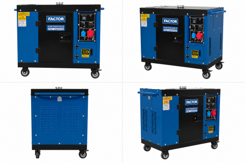 Factor KDK11500SC3 Trifaze Dizel Jeneratör 11 kVA Marşlı