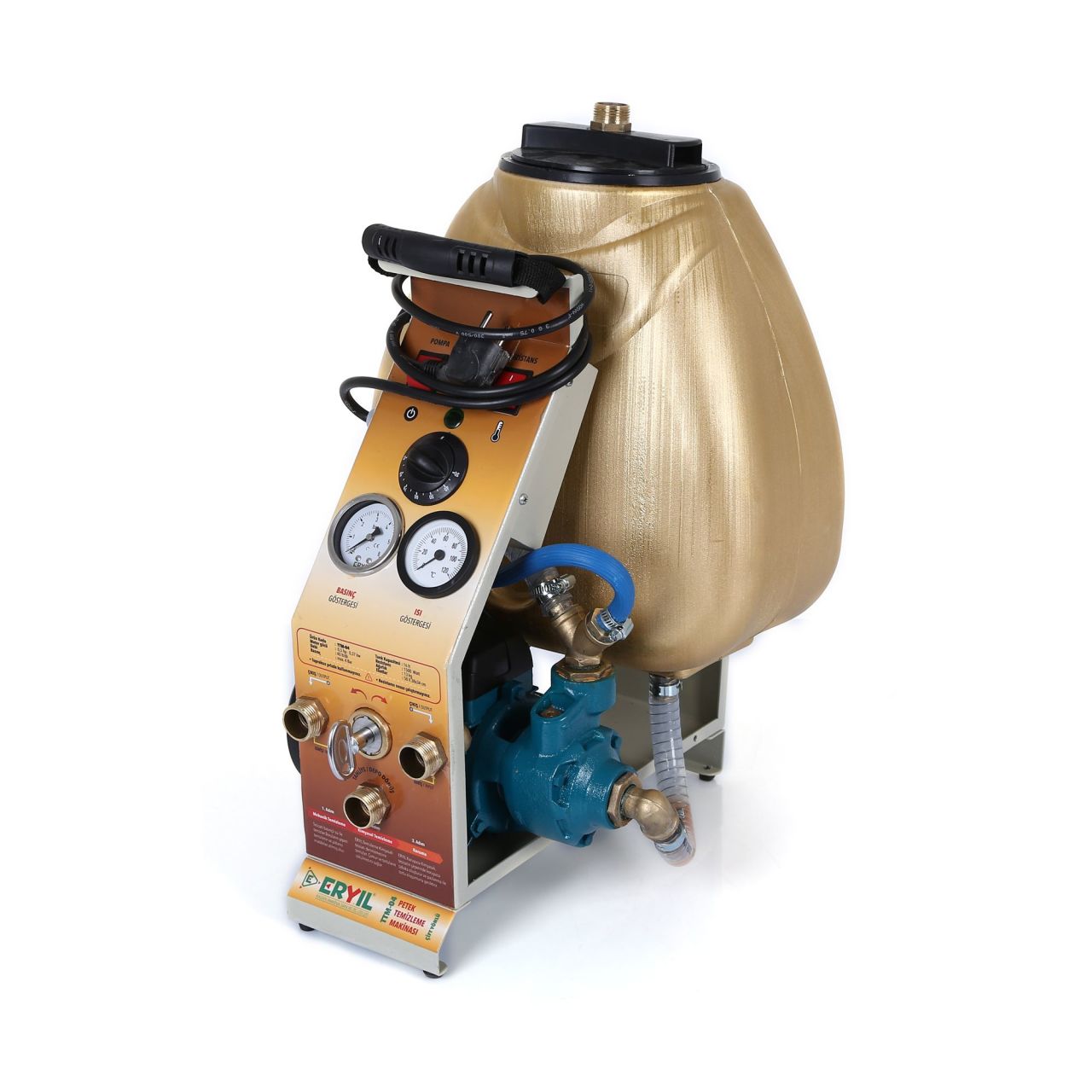 Eryıl TTM-04 Çift Yönlü Isıtıcılı Petek Temizleme Makinası 4 bar