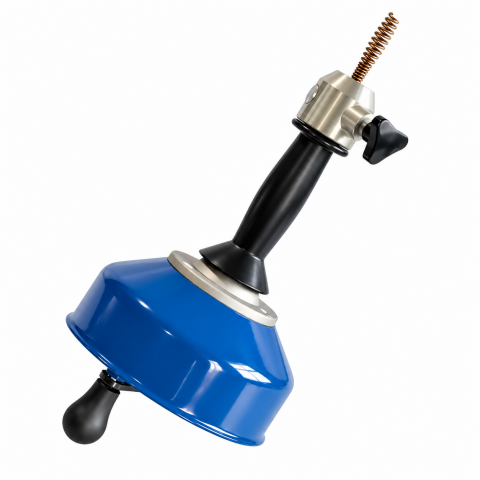 Factor CCM450A Spiral Hazneli El Tipi Kanal Açma Aleti 8 mm x 7.6 m - Lavabo Gider Tıkanıklık Açıcı Susta