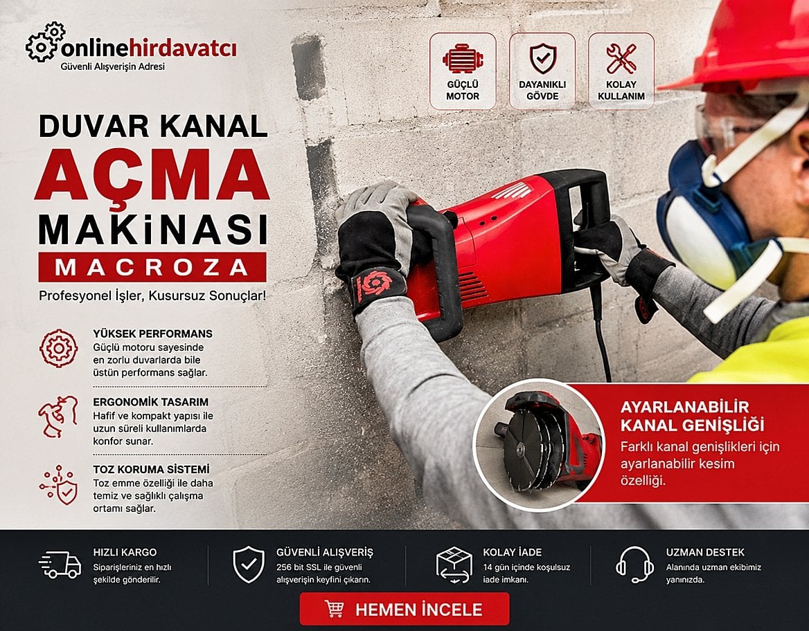 Macroza Kanal Açma Makinası
