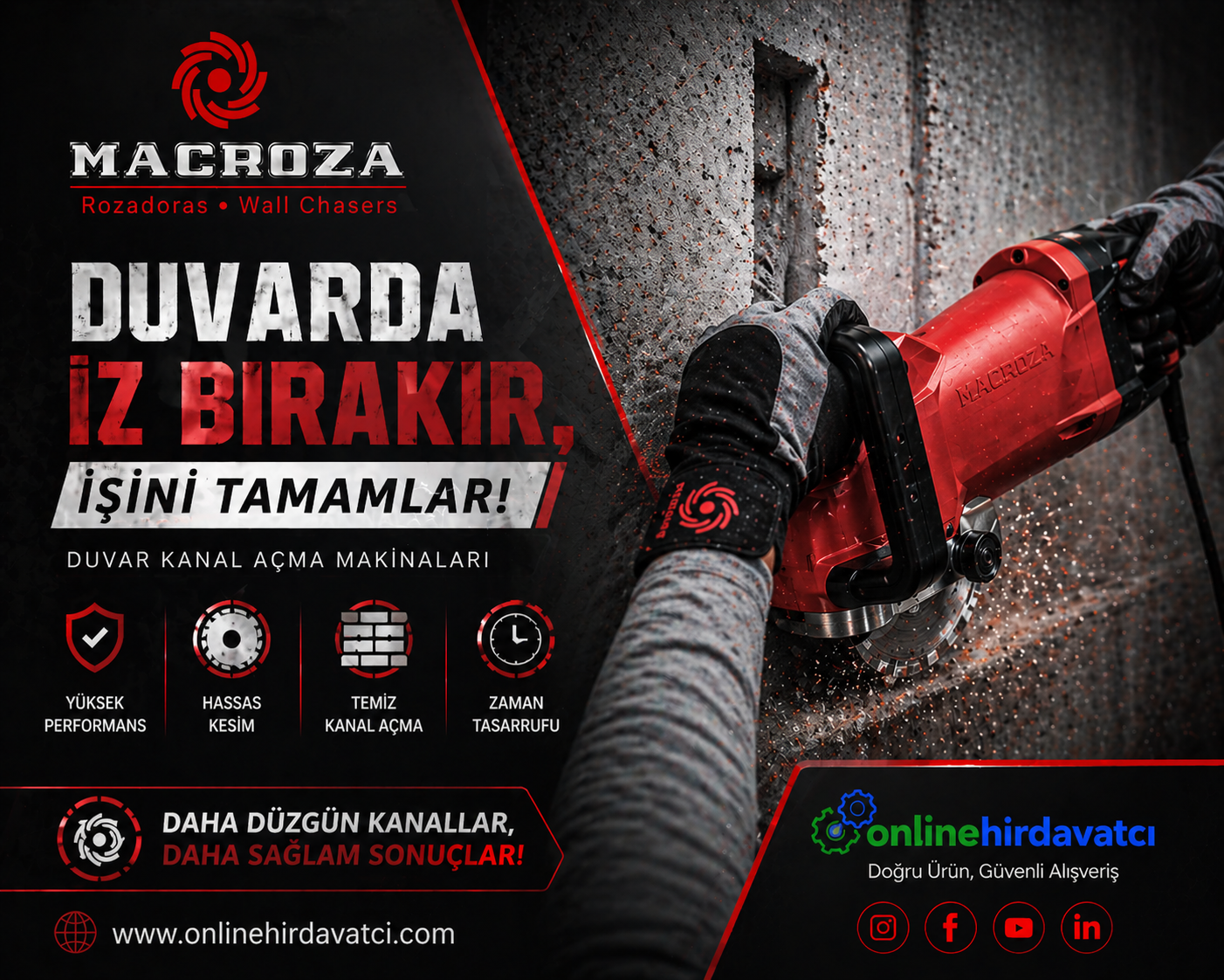 Macroza Kanal Açma Makinası